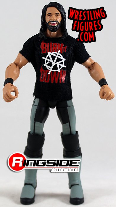 WWE Seth Rollins 'Burn It Down' Custom Shirt For Mattel Figures. 