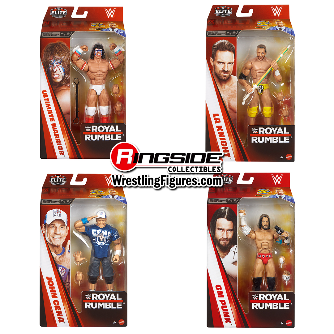 WWE Elite Royal Rumble 2026 - Complete Set of 4 WWE Toy