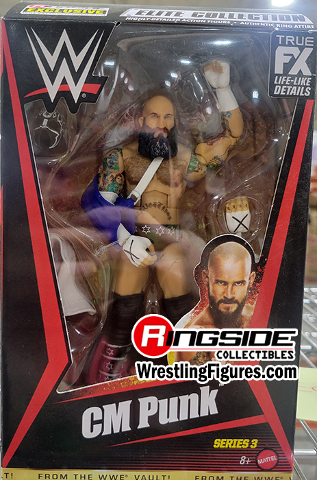 Image Error Figure - CM Punk - WWE From the Vault Series 3 w/ Tommaso Ciampa Head