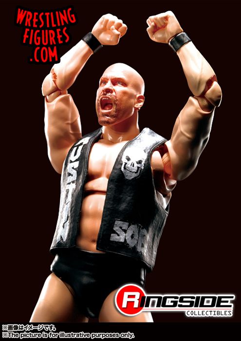 BANDAI WWE STONE COLD STEVE AUSTIN S.H. FIGUARTS SHF ACTION FIGURE