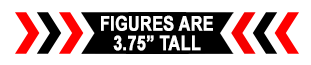 FIGURES ARE 3.75 INCHES TALL