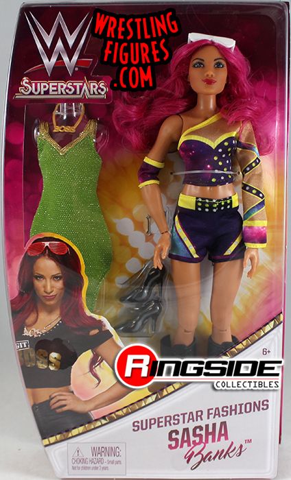 Sasha Banks Wwe Girls Fashion Dolls W Accessories Toy Wrestling Action Figure By Mattel