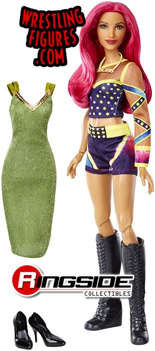 Sasha Banks WWE Girls Fashion Dolls w Accessories Toy Wrestling