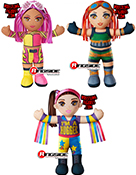 Bayley Wrestling Buddies Plush 18 SOUNDS & PHRASES Tag Team Superstars WWE 