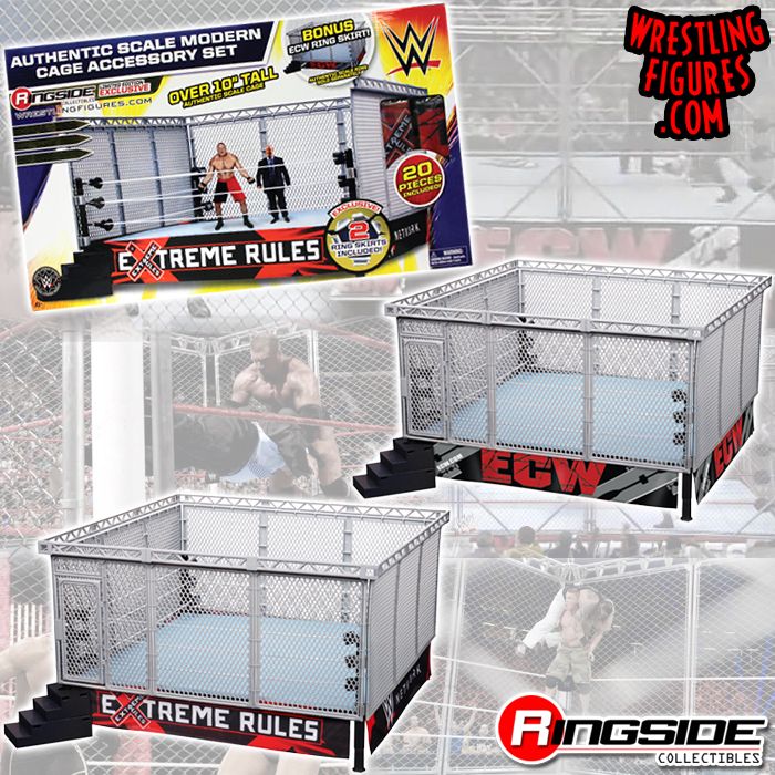 wwe toys steel cage