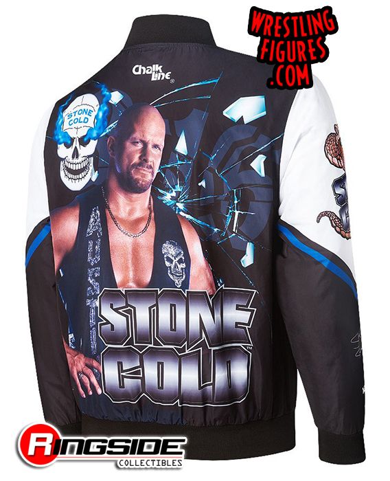 WWF Attitude Stone Cold Steve Austin Embroidered FLEECE VEST 