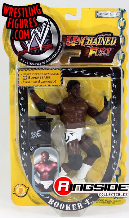 WWF/WWE RAW UNCHAINED FURY Booker T Series 1 