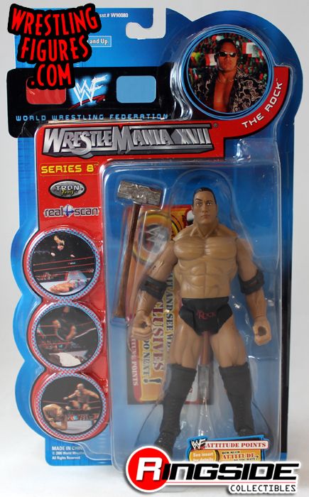 WWE - Figurine de The Rock au 1:16