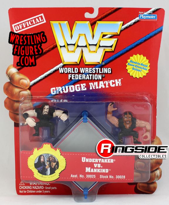 Details about   Mankind Undertaker WWF Playmates Grudge Match Vintage Wrestling Figures WWE NEW 