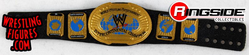 WWE Intercontinental Champion Wrestling Belt Action Figure Toy Accessory 