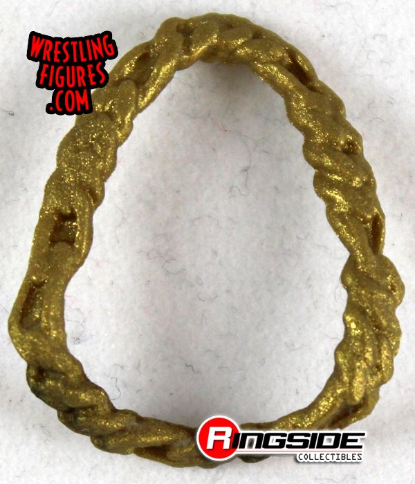 Long Gold Chain Necklace Mattel Accessories for WWE Wrestling Figures 