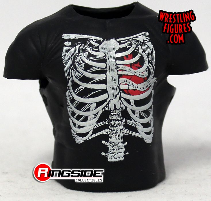 CM Punk Classic 7" Elite Basic Retro Wrestling Action Figure T-Shirt 