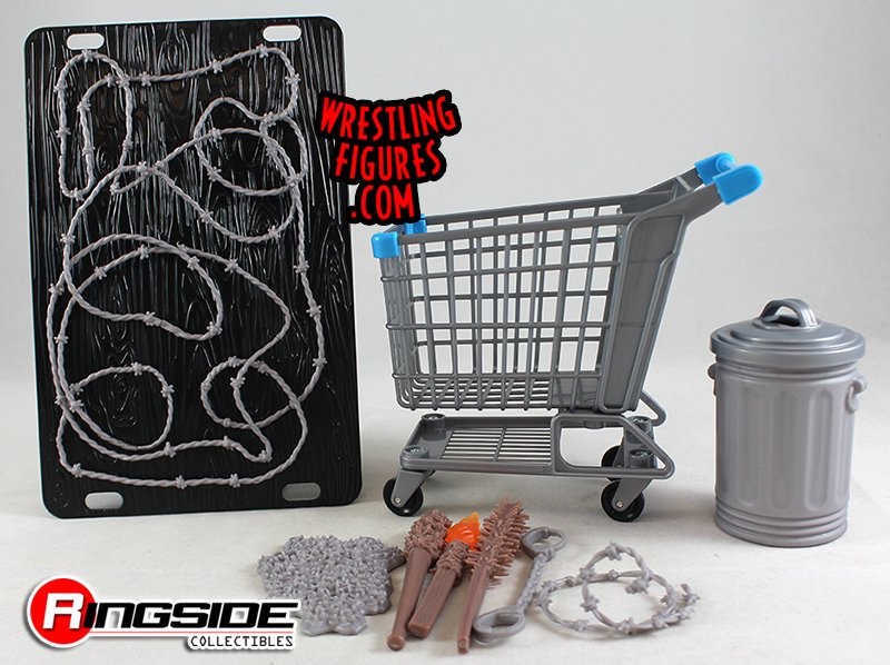 10-Piece Hardcore Accessories Playset - Ringside Collectibles Exclusive  Wrestling Figure Accessories for your Toy Wrestling Action Figures!
