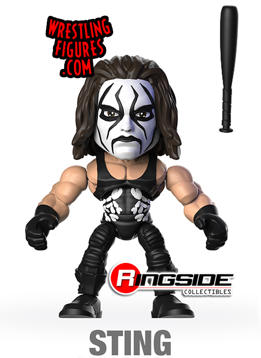 STING 3" w/ Baseball Bat Action Vinyl Figure NEW 1/24 Details about   WWE The Loyal Subjects 