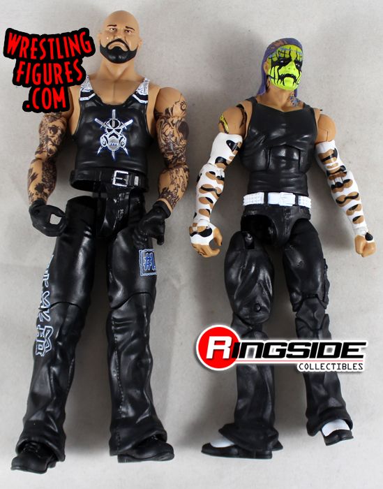BROKEN) Loose Figures - Jeff Hardy (WWE Entrance Greats) & Luke