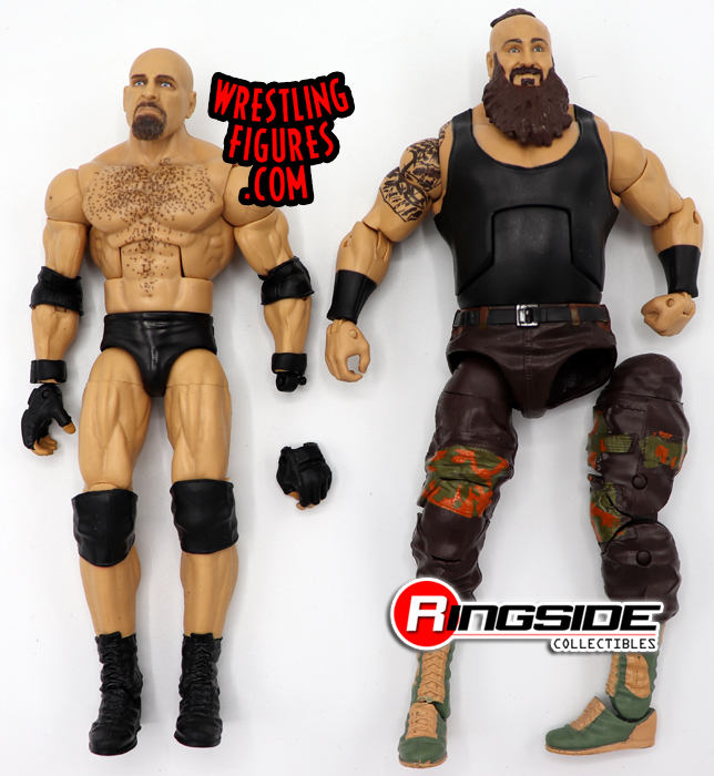 BROKEN) Loose Figures - Goldberg - WWE Entrance Greats & Braun 