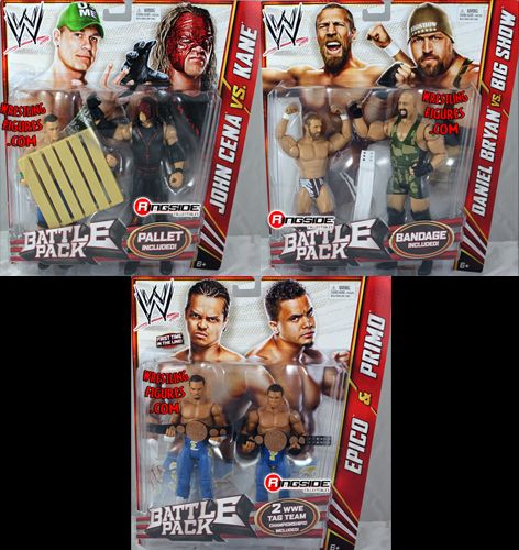 WWE Battle Packs 19 - Complete Set of 3 | Ringside Collectibles