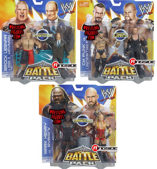 WWE Battle Packs 25 - Complete Set of 3 | Ringside Collectibles