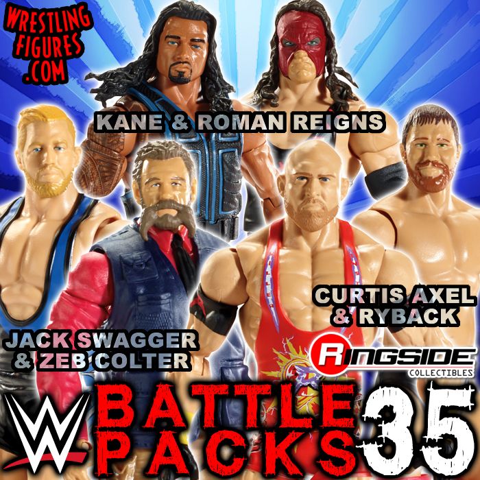 WWE Battle Packs 35 - Complete Set of 3 - WWE Battle Packs 35 WWE