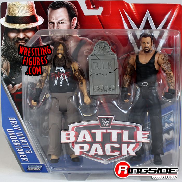 Bray Wyatt & Undertaker - WWE Battle Packs 38 WWE Toy Wrestling Action ...