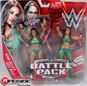 The Bella Twins Nikki Bella Brie Bella WWE Battle Packs 38 WWE Diva Toy Wrestling Action Figures by Mattel