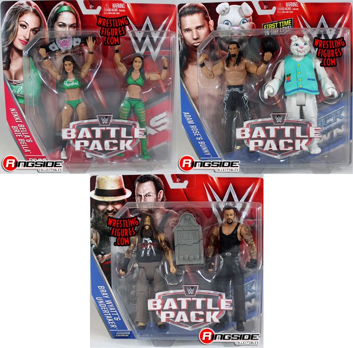 Wwe Battle Packs 38 Complete Set Of 3 Wwe Toy Wrestling