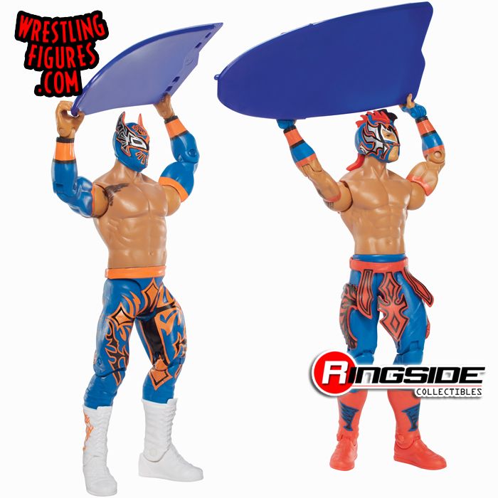 WWE SIN CARA AND KALISTO FIGURES LUCHA DRAGONS BATTLE PACK SERIES 42 2 PACK 