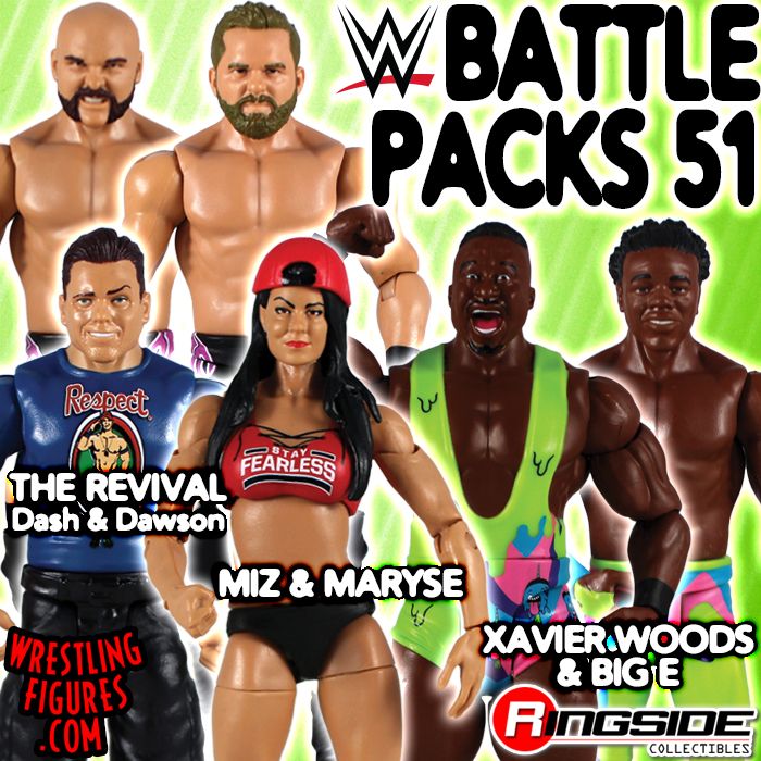 WWE Battle Packs 51 Toy Wrestling Action Figures by Mattel This