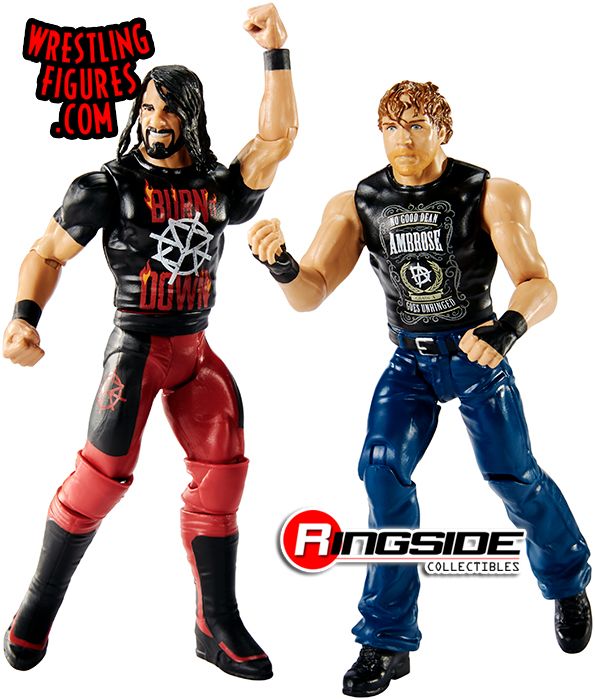 WWE SETH Rollins "Burn It Down" Custom Shirt pour Mattel figures. 
