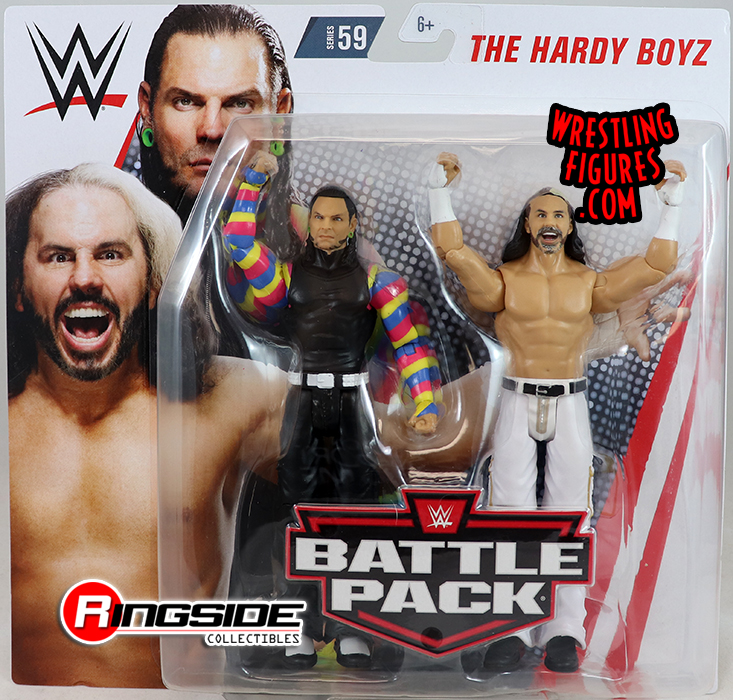 The Hardy Boyz WWE BATTLE PACK 7" Superstar Action Figures 2-Pack Series #59