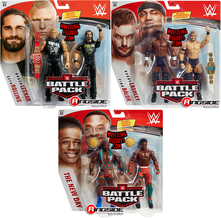 WWE Battle Packs 63 Toy Wrestling Action Figures by Mattel! This 