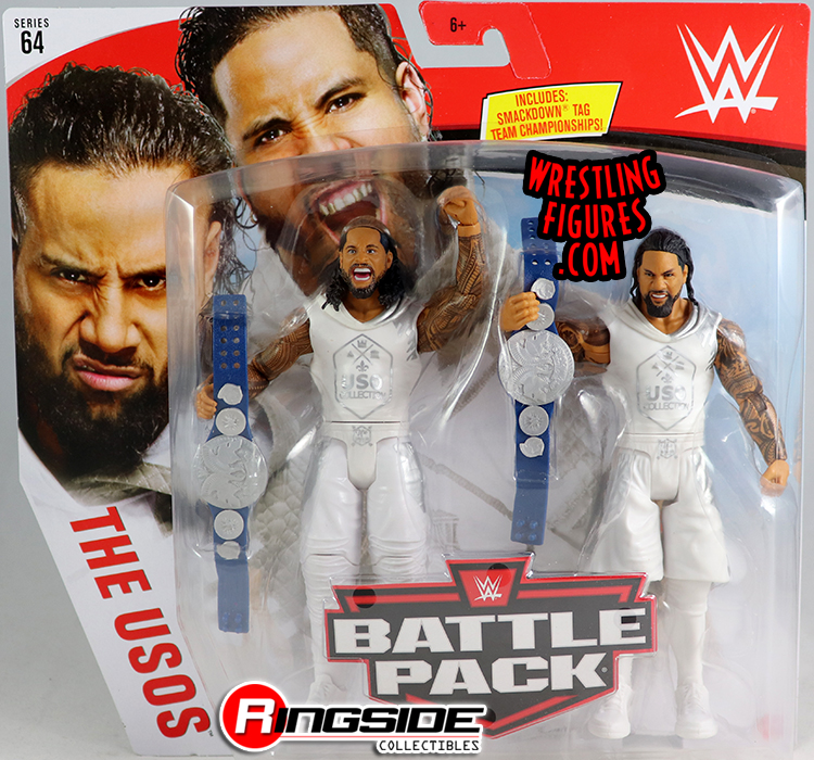The Usos (Jimmy Uso & Jey Uso)- WWE Battle Packs 64 WWE Toy 