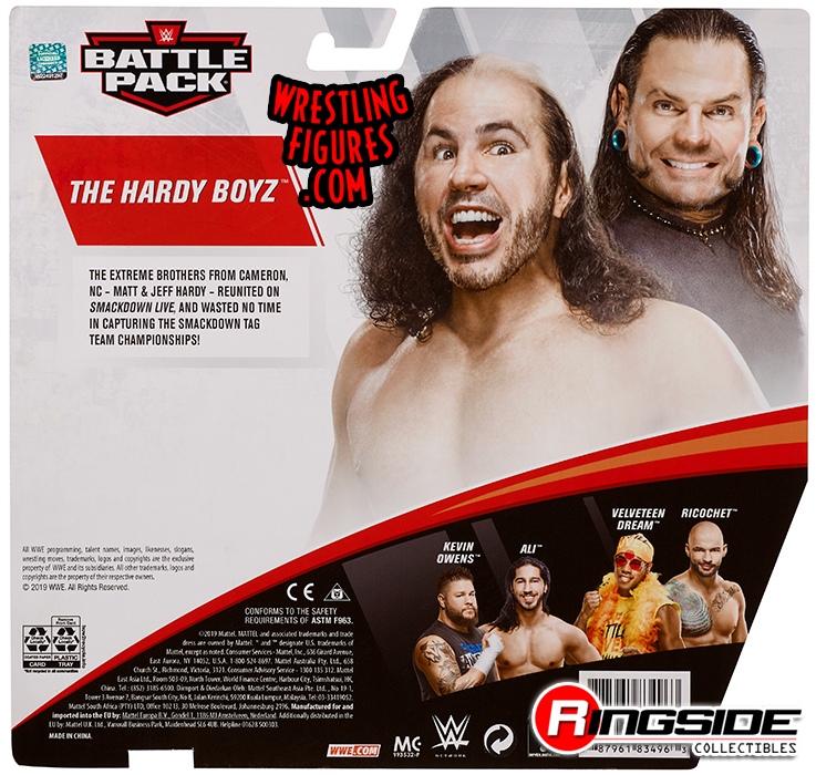 O Pacote de Batalha WWE Hardy Boyz Mattel 