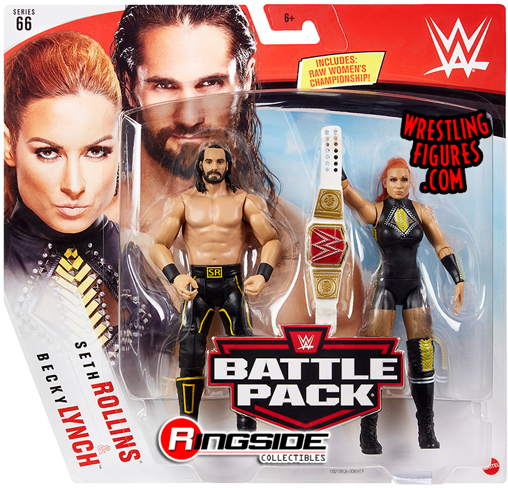 WWE Mattel Becky Lynch Seth Rollins Battle Packs 66 Basic Figures 