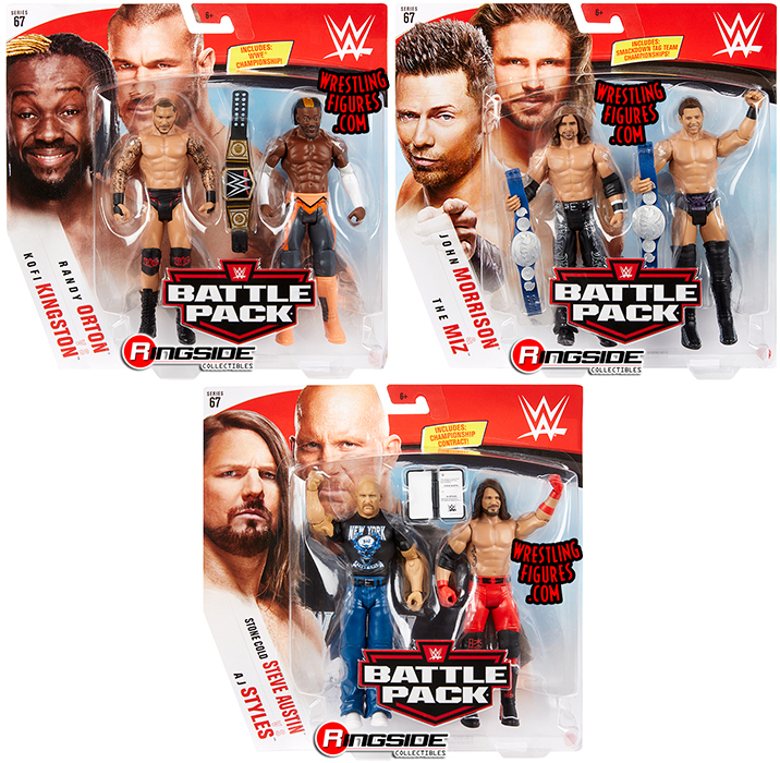 WWE Battle Packs 67 Toy Wrestling Action Figures by Mattel! This 