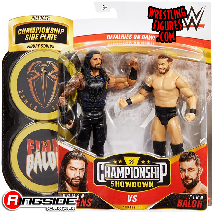 Roman Reigns Finn Balor Wwe Showdown 2 Packs 1 Wwe Toy Wrestling Action Figures By Mattel