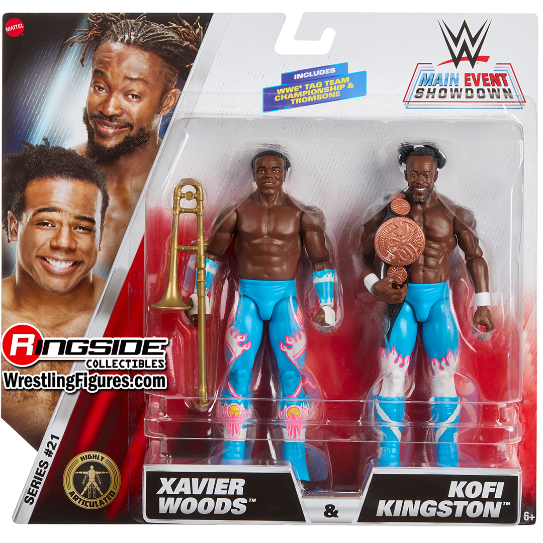 Image Kofi Kingston & Xavier Woods (New Day) - WWE Main Event 2-Packs 21