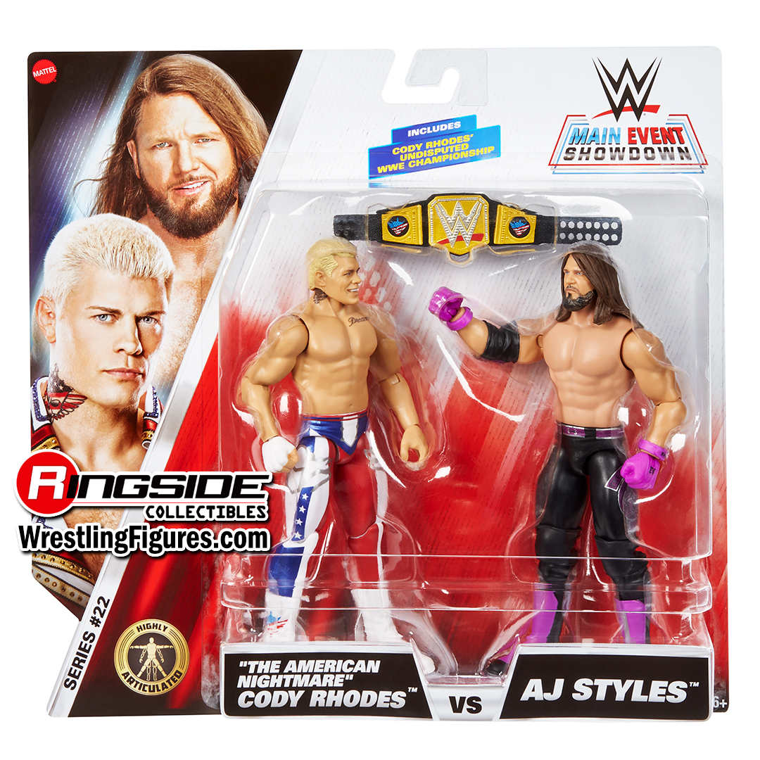 Image Cody Rhodes & AJ Styles - WWE Main Event 2-Packs 22