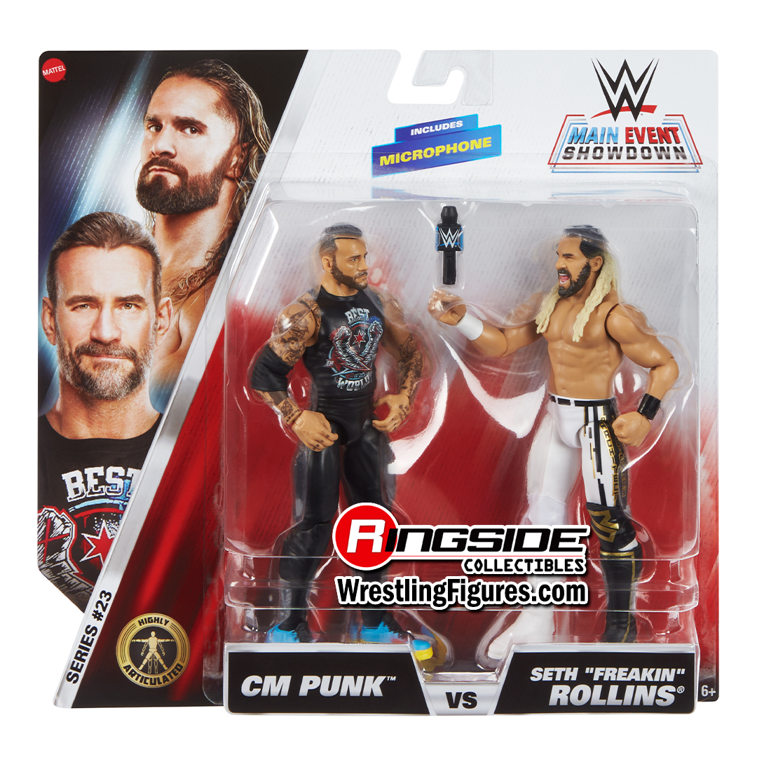 Image CM Punk & Seth Rollins - WWE Main Event 2-Packs 23