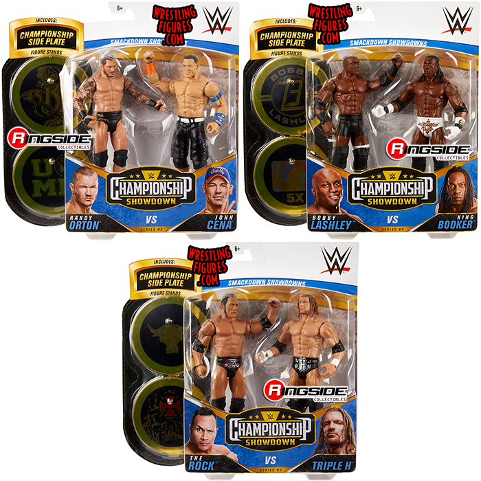 WWE John Cena Randy Orton Meisterschaft Showdown Basic Serie 2 Wrestling Figur 