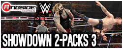 WWE Showdown 2-Packs 3 Toy Wrestling Action Figures by Mattel