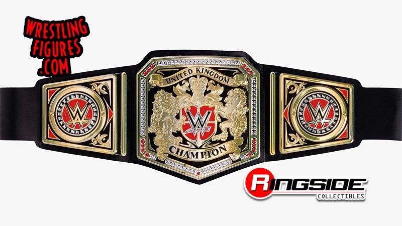 WWE Mattel Elite UK United Kingdom Championship Title Wrestling Figure Belt NEW 