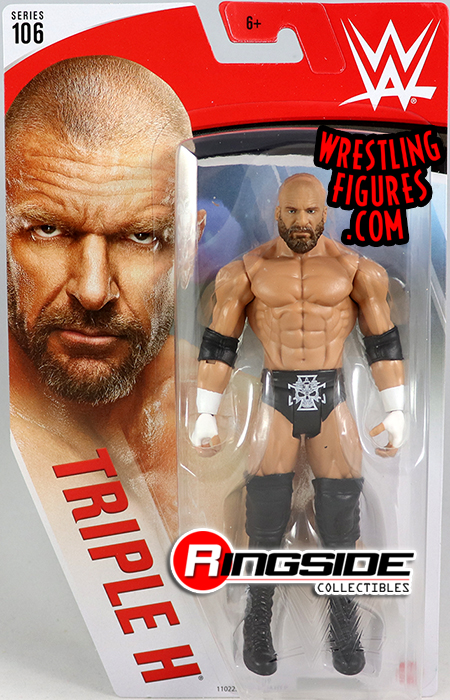 TRIPLE H WWE Mattel Basic Core Series 106 Wrestling Action Figure Toy DMG PKG 