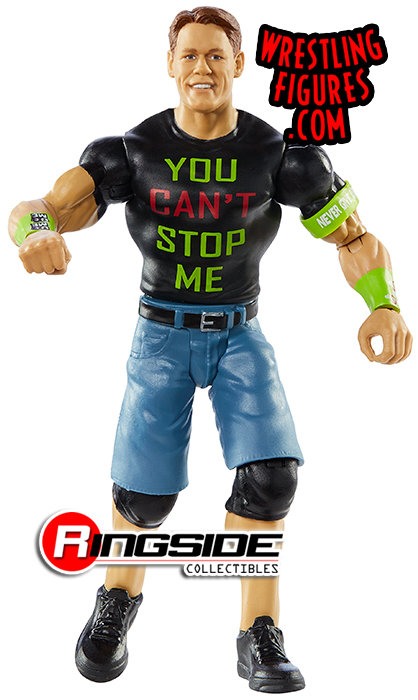 WWE John Cena Basic Serie 113 Mattel Wrestling Actionfigur Du Cant Stopp Me 