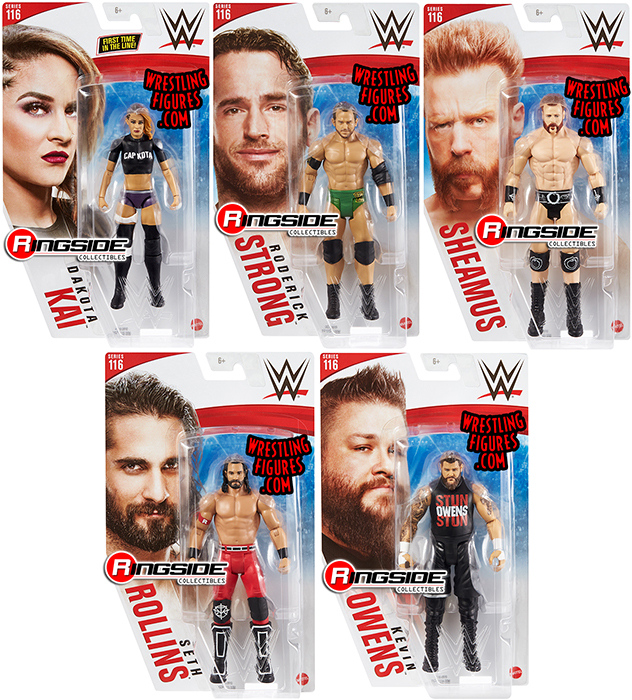 WWE Series 116 Toy Wrestling Action Figures by Mattel! This set