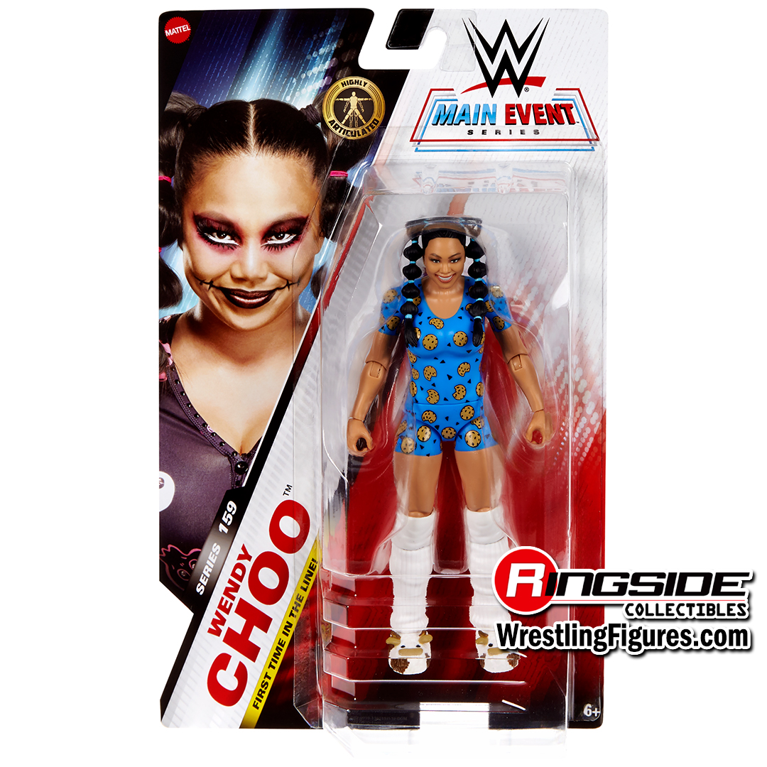 Chase Variant - Blue) Wendy Choo - WWE Main Event 159 Toy