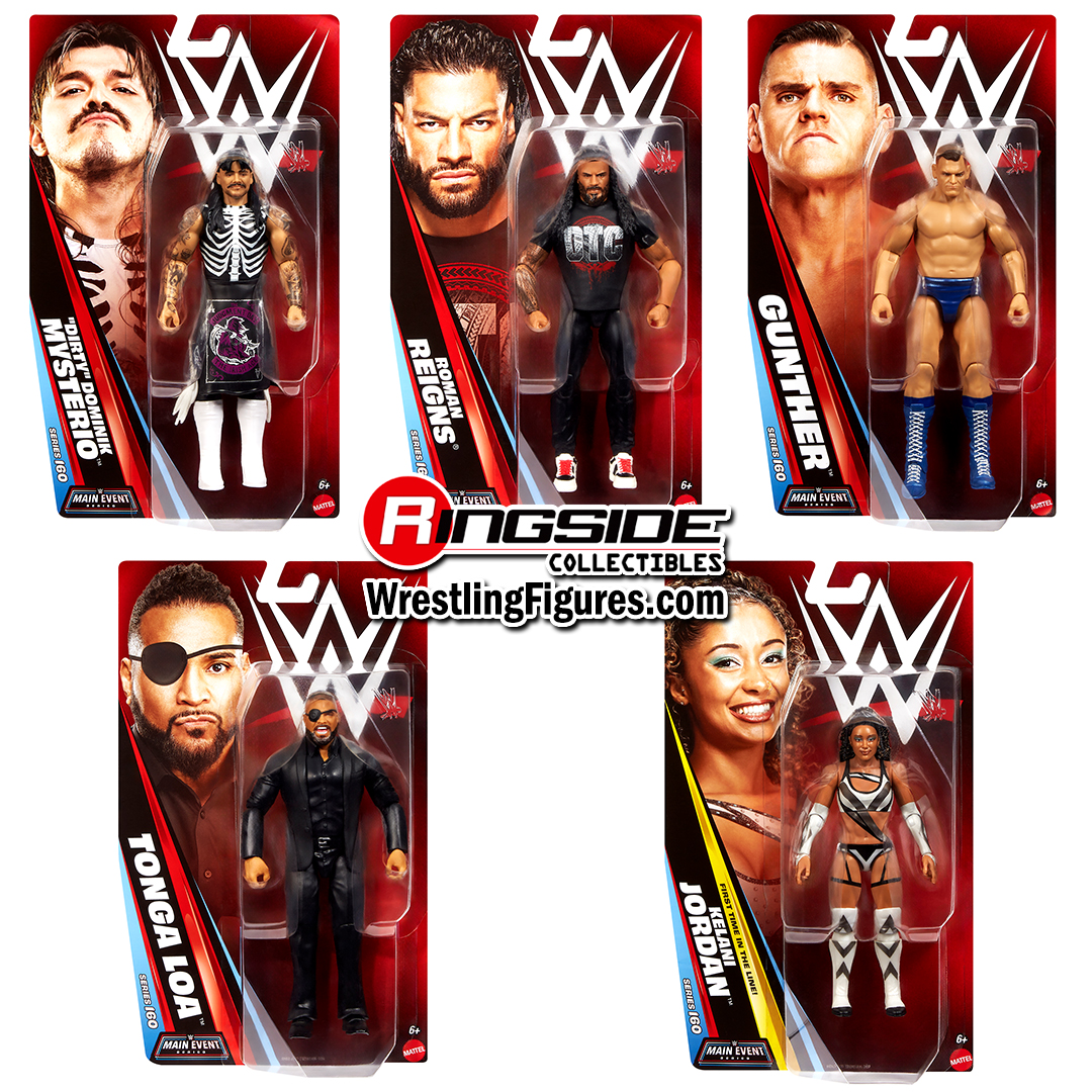 Image WWE Main Event 160 - Complete Set of 5