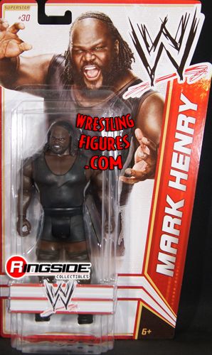 WWE Mark Henry Fan Central Limited Edition - Action Figure Elite Mattel 15cm Con Pesi, Esclusiva E Rara