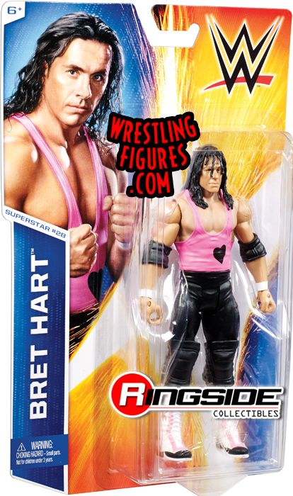Bret Hart - WWE Series 49 WWE Toy Wrestling Action Figure by