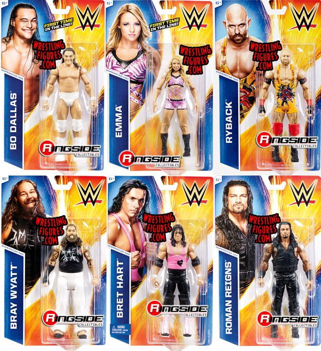 WWE Series 49 - Complete Set of 6 WWE Toy Wrestling Action